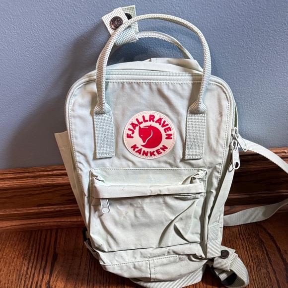 fjallraven Kanken Mini Mint Green Backpack - Picture 5 of 5